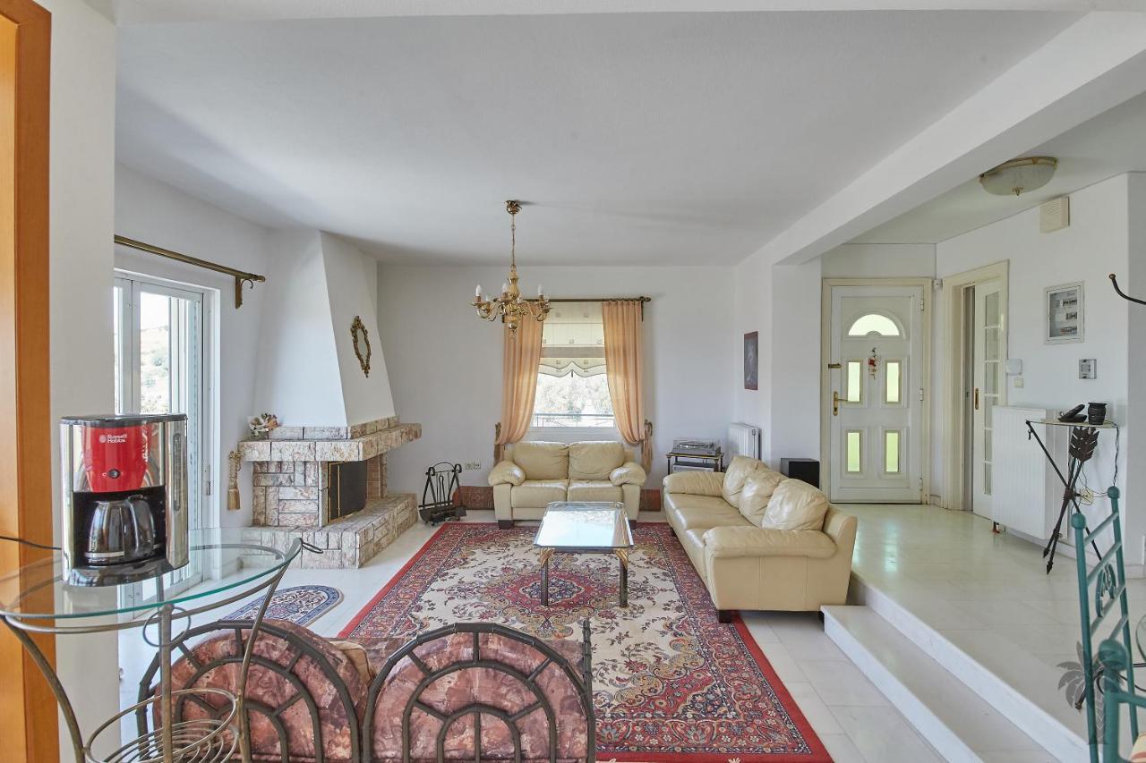 Villa Konstadina With Swimming Pool Kalivia Thorikou Екстериор снимка